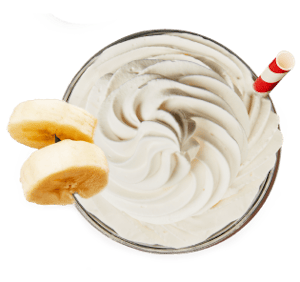 Bananas and cream shake